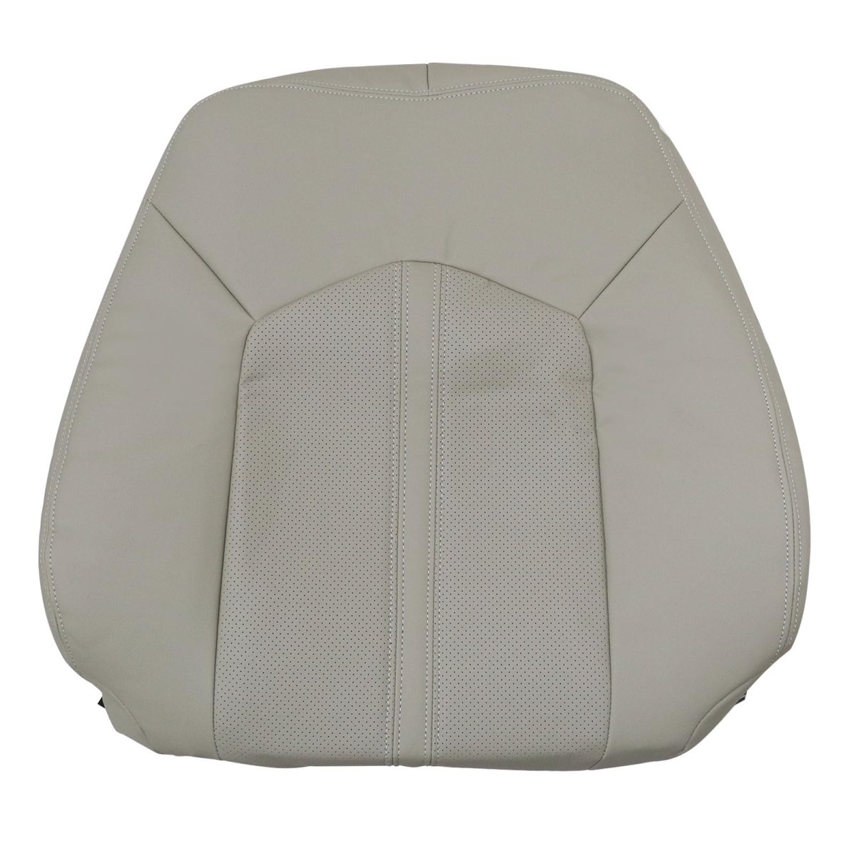 Front Driver Or Passenger Top Replacement Perforated Leather Seat Cover Tan For Cadillac Srx 2010 2011 2012 2013 2014 2015 2016
