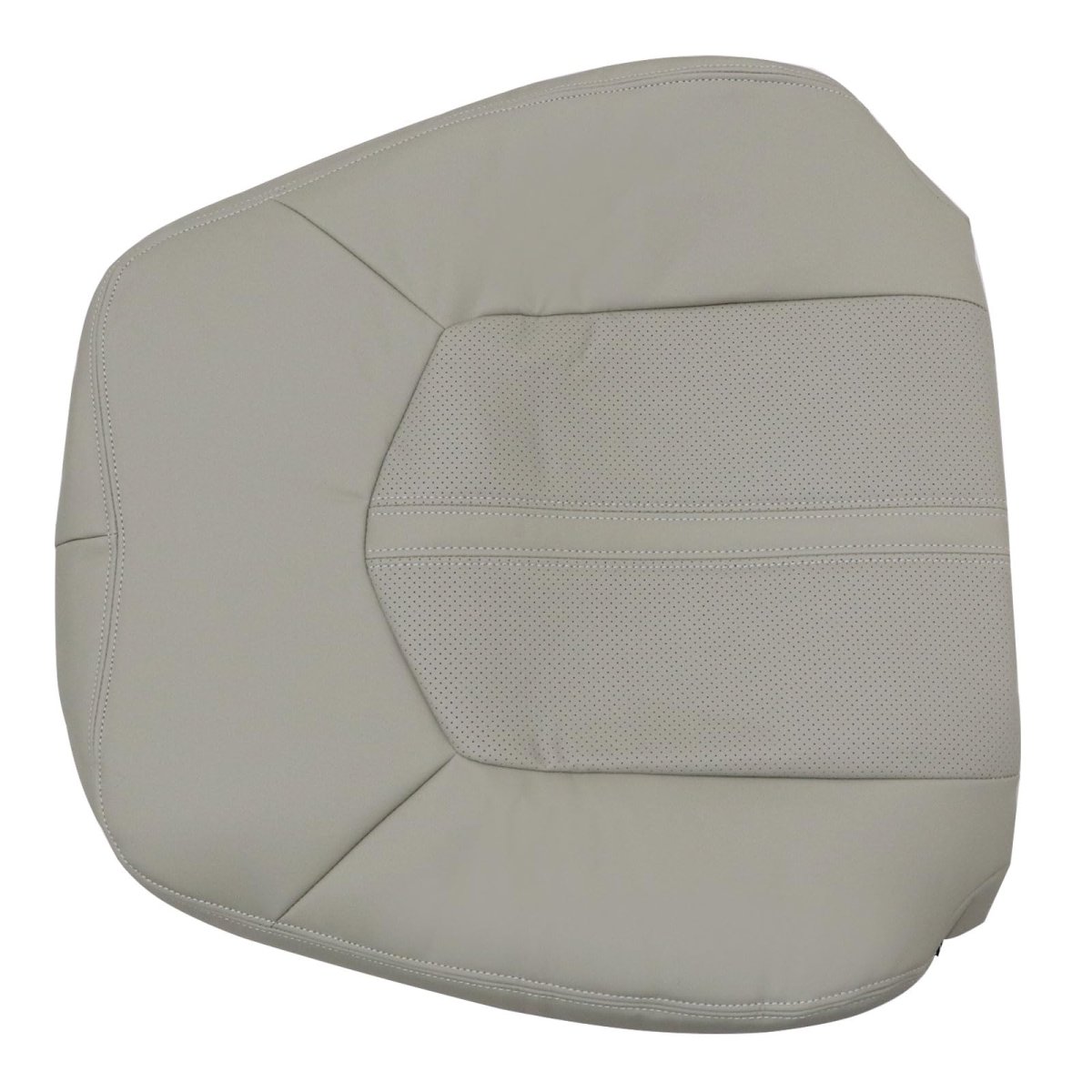 Front Driver Or Passenger Top Replacement Perforated Leather Seat Cover Tan For Cadillac Srx 2010 2011 2012 2013 2014 2015 2016