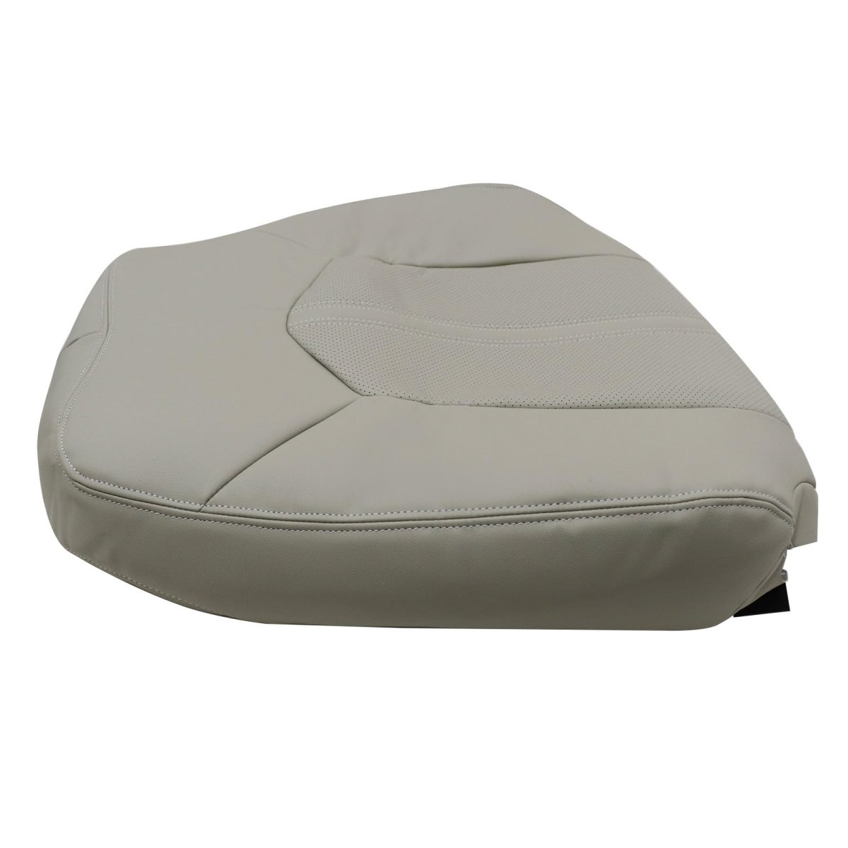 Front Driver Or Passenger Top Replacement Perforated Leather Seat Cover Tan For Cadillac Srx 2010 2011 2012 2013 2014 2015 2016