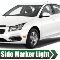 Front Bumper Side Marker Lights For Chevy Cruze 2011 2016 Driver And Passenger Amber Lens Chrome Housing Gm2551198 Gm2550198