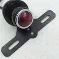 Httmt Mt403- Custom 1 Round Motorcycle Tail Brake Light Compatible With Shadow Vt Vtx Bobber Yamah Vstar Xv Xvs Suzuk Boulevard