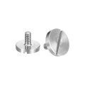 M3x6mm Slotted Round Large Flat Head Screws 10pcs 304 Stainless Steel Decoration 