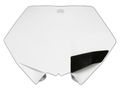 Ufo Plastics Front Number Plate White Ktm Sx F Exc 