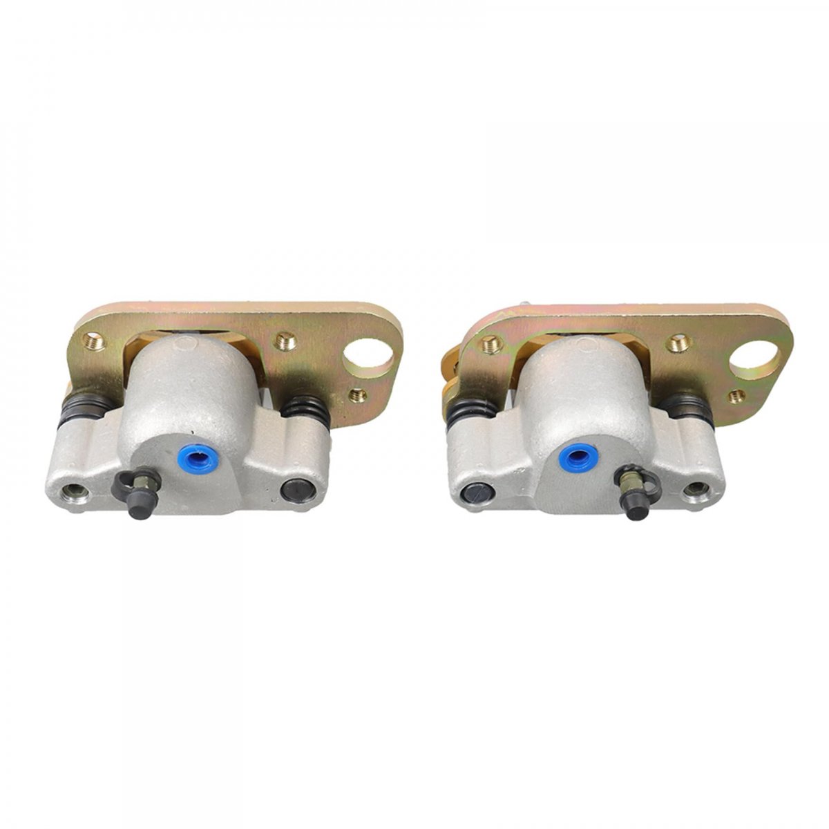Left And Right Front Brake Calipers With Pads Replacement For Polaris Scrambler 400 500 Magnum 325 330 Trail Blazer 250