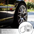 X Autohaux 4pcs Od 63 4mm To Id 57 1mm Aluminum Alloy Car Hub Centric Rings Wheel Bore Center Spacer