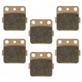 Caltric Front And Rear Brake Pads Sintered Compatible With Honda Fourtrax 250 Trx250ex 2x4 2001-2008