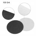 Uxcell 3 Inch Wet Dry Sanding Discs 100 Grit Hook And Loop Sandpaper Electrostatic Sand Planting Silicon Carbide 30pcs