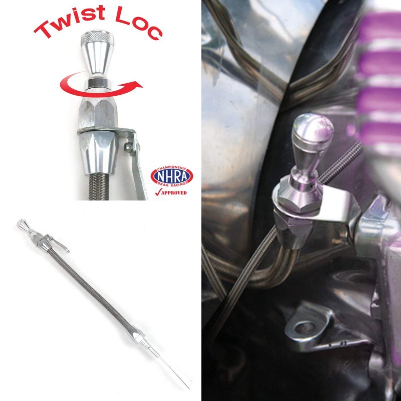 Autoloc Power Accessories 9919 Stainless Steel Engine Oil Dipstick
