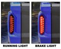 Sautvs Led Taillights For Yamaha Wolverine X4 Smoked Black Tail Brake Light Taillight 2020-2023 Accessories 2pcs