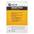 Niche Brake Pad Set For Kawasaki Z125 Pro 43082-0134 Front Semi-metallic 4 Pack