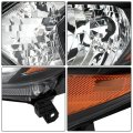 Headlight Assembly Replacement For Honda Hrv 2016 2017 2018 Driver Side Halogen Housing Black Part Number 33150t7sa01