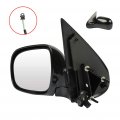 Ocpty Black Left Side Mirror Fit For 2005-2009 Chevy Uplander Smooth Glass Manual Folding