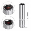 Uxcell 2pcs 6-point Shallow Socket 1 4 Drive 8mm High Carbon Steel With Chrome Plated Metric For Diy Hand-making Repair