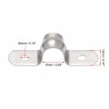Uxcell 10mm 0 4 Rigid Pipe Strap 2 Holes Tube 201 Stainless Steel Tension Clip Clamp 16pcs