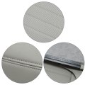 Passenger Top Back Perforated Microfiber Leather Seat Cover Gray For Ford Mustang Gt And Shelby 2005 2006 2007 2008 2009 