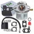 Partszen 790120 Carburetor For Briggs And Stratton 694202 693909 692648 499617 With 695711 Ignition Coil