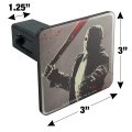 Friday The 13th Jason Character Tow Trailer Hitch Cover Plug Insert For 1 25 In Receivers Black Abs Plastic Officially Licensed