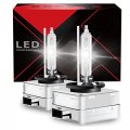 2pack D1s Xenon Hid Headlight Bulbs 8000k Cool White Blue 35w 66144 66140 85140 85415 Replacement 