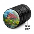 Cabin Critters Deer Raccoons Rabbits And Fox Valve Stem Caps For Tire Rim Wheel Aluminum Black