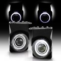 Acanii For 2003-2006 Gmc Sierra 1500 2500 3500 Led Halo Projector Bumper Driving Fog Lights Lamps Assembly Left Right 