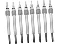 Glow Plug Kit 8 Piece 20mm For 2004-2007 Ford F-250 Super Duty 6 0l V8 Vin P Diesel From 9 22 2003 