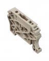 Weidmuller 8630740000 End Bracket Screwless For Use With Ts 35 Din Mounting Rail Beige Polyamide 66 Z Series Snap-on-6pack 