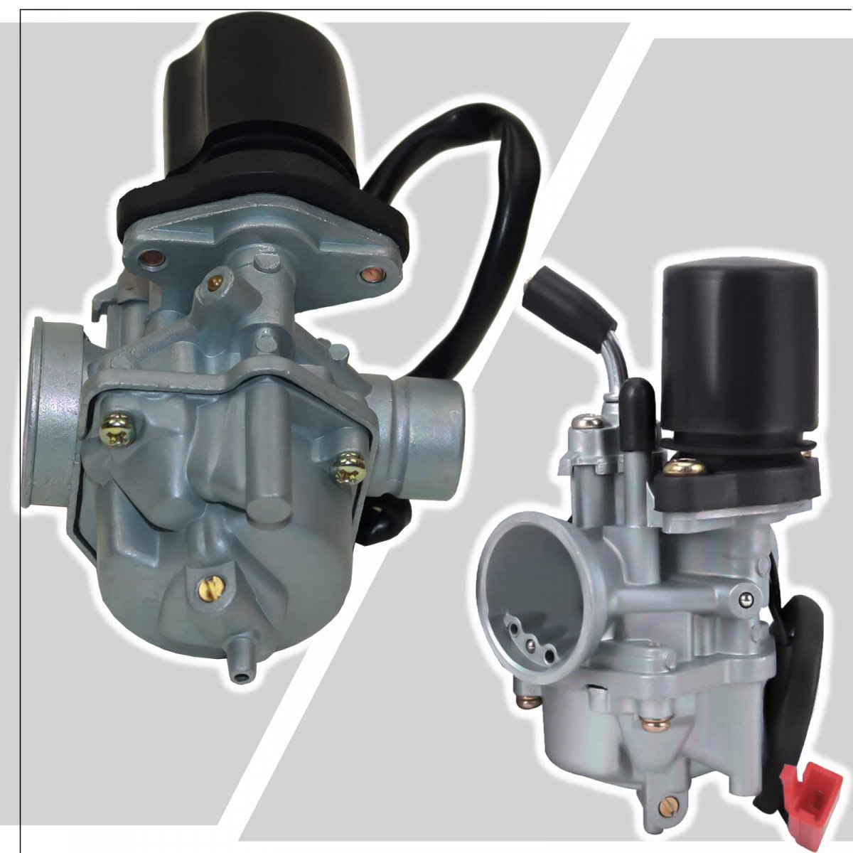 Pz19j Carburetor Set With 2 Pin Plug Electric Choke For Polaris 50 90 Scrambler Sportsman Predator Replaces