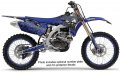 1998-2002 Wr 426 F Flaming Gearhead Blue Senge Graphics Base Kit For Yamaha