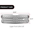 Front Bumper Grille Grill Fit For Land Rover Range Vogue L405 2013 2014 2015 216 2017 Silver Lr055880