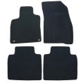 Black Velour Front Rear Floor Mats Carpet For Honda Accord Sedan 2023 2024 2025 