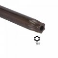 Uxcell T55 Anti Tamper Proof Torx Star Key Bit Wrench L-shape 9 45-inch Long Arm S2 Steel