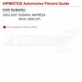 Vipmotoz Amber Led Strip Side Indicator Light Front Turn Signal Blinker Lamp Compatible With 2002-2007 Subaru Impreza Wrx Sti