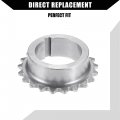Hihaha No Engine Crankshaft Cam Chain Gear For Polaris Xplorer 500 1997 Sportsman 1996-2013 Drive Durable Metal 1pcs Silver