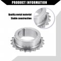 Hihaha No Engine Crankshaft Cam Chain Gear For Polaris Xplorer 500 1997 Sportsman 1996-2013 Drive Durable Metal 1pcs Silver