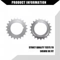 Hihaha No Engine Crankshaft Cam Chain Gear For Polaris Xplorer 500 1997 Sportsman 1996-2013 Drive Durable Metal 1pcs Silver