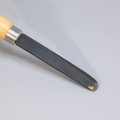 Robust Nitrided Hss 1 X 5 16 Large Negative Rake Scraper For Woodturning With Maple Handle