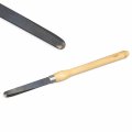 Robust Nitrided Hss 1 X 5 16 Large Negative Rake Scraper For Woodturning With Maple Handle 
