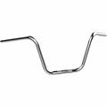 Khrome Werks 300049 1in Ape Hanger Handlebar Drilled 10in Chrome 