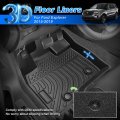 Cartist For Floor Mats Ford Explorer 2015-2019 All Weather Liners 1st 2nd Row Seat Tpe Odorless High Edge Mat