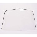 Polaris Windshield 450-210 Black Polycarbonate Front Upper Vehicle Specific Fit Modern Style 