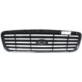 Ford Crown Victoria Grille Assembly 1998 2011 Painted Black Shell And Insert With Police Plastic Xw7z8200aaa Fo1200379 