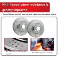 Front And Rear Drill Slot Brake Rotors With Ceramic Pads Replacement For Nissan Altima 2007-2013