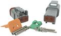 Deutsch Dt Series 2 Pin Connector Kit With Solid Contacts 14 Awg 