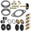 Caltric Exhaust Muffler Silencer Kit Compatible With Polaris Ranger 425 500 2x4 4x4 6x6 2004-2005