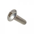 8-32 X 1 2 Truss Head Machine Screws Full Thread Phillips Drive Stainless Steel 18-8 Bright Finish Quantity 100 Pieces By 