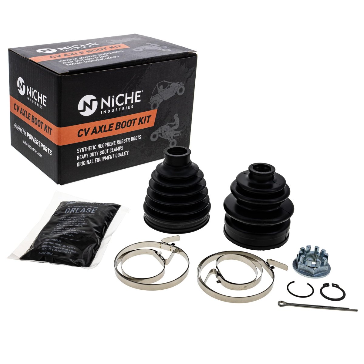 Niche Cv Axle Boot Kit For Honda Pioneer 520 700 700-4 Sxs520m2 Sxs500m2 Sxs700m2 Sxs700m4 Rear