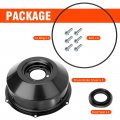 For 1988-2000 Honda Fourtrax 300 Rear Brake Drum Cover Kit Trx300 Trx300fw 40520-hc4-000 91253-hc4-003 91355-hc4-003