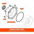 For 1988-2000 Honda Fourtrax 300 Rear Brake Drum Cover Kit Trx300 Trx300fw 40520-hc4-000 91253-hc4-003 91355-hc4-003