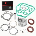 357cc Engine Rebuild Kit 0 5mm Oversize Piston Rings Gaskets Seals For Yamaha 4 Cycle Golf Cart Motor G21 G22 G23 G27 G28 Ydra
