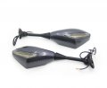 Httmt Mt348- Turn Signal Mirrors Compatible With 2003-2012 Cbr 600rr 2004-2007 Cbr1000rr Carbon Cl